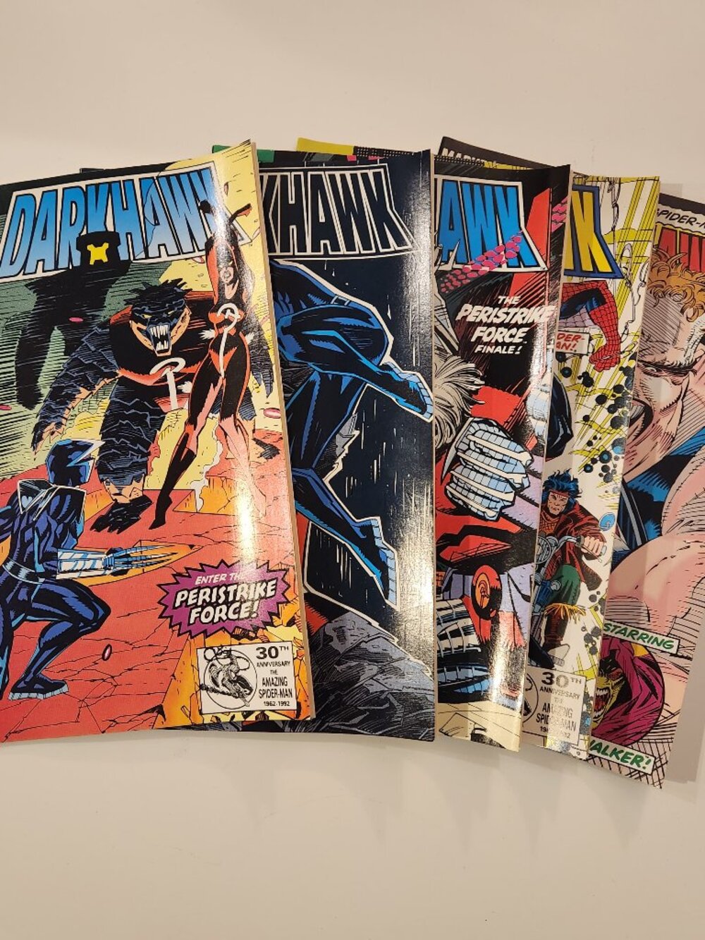 Lot Darkhawk Marvel Comic Books 16 17 18 19 20 1992 Run Spider-Man Sleepwalker